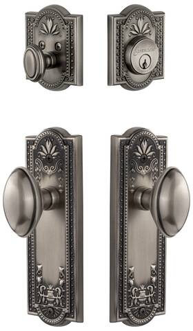823057 Grandeur Paredn Sp Eset 238 Parthenon Solid Brass Single Cylinder - Grey