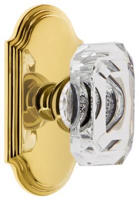 828316 Grandeur Arcbcc Prv 234 Arc Solid Brass Privacy Set -