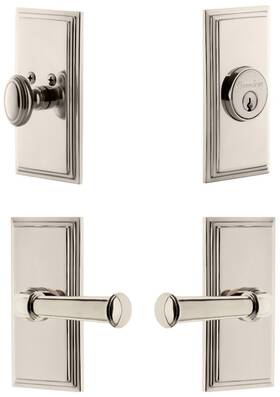 834854 Grandeur Cargeo Sp Eset 234 Rh Carre Solid Brass Right Handed - Nickel