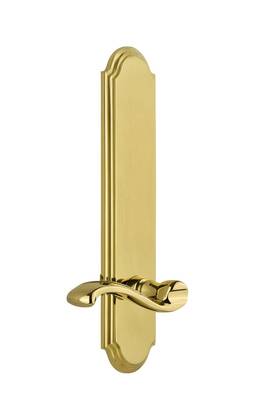 837868 Grandeur Hardware Arc Tall Plate Portofino Lever Size Privacy-backset