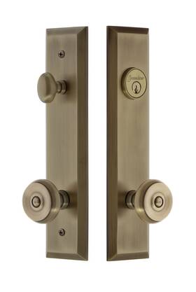 840585 Grandeur Hardware Fifth Avenue Tall Plate Complete Entry Set