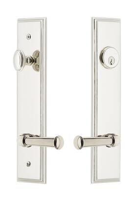 841355 Grandeur Hardware Carreft Tall Plate Complete Entry Set With Georgetown Lever B