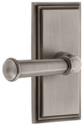 851250 Grandeur Cargeo Psg 238 Lh Carre Solid Brass Left Handed Passage - Grey