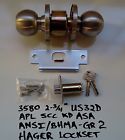 3580 Hager Asa Grade Us32 " Door Ansi Bhma 2 Hardware Scc 2-3 Apl Prices Kd Keyed 4 Lock
