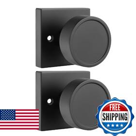 B0dq4nsjr6 Haidms Matte Black Dummy Door Knobs Half No-turning Knob For Closet Doors
