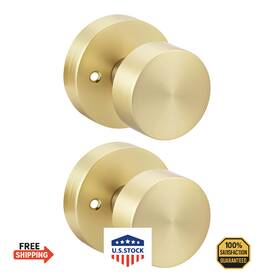 B0fh4c3z99 Haidms Brushed Gold Door Knobs Dummy 2 Pack Decorative Closet Pantry French