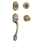 96870-098 Handle Belleview Kwikset Entry Smartkey Antique Set Lock Brass Door