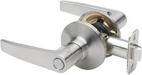 Dl1231ss Hardware Daley Push Button Privacy Door Lever Satin Stainless