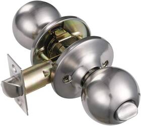 38-2846 Hardware House Ultimate Security Passage Door Knob Satin Nickel New