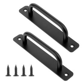 620404 Hariendny 1 Ixiarryb 2 Pack 5 Inch Hole Center Gate Handle Aluminum Alloy Sliding Barn Door B