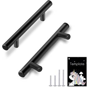 8600 Hbl Hblft 10 Pack 3 Inch Center To Matte Black Cabinet Pulls Kitchen Cabi