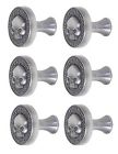 Hdl-10111 Pack 6 Hardware Knob Harley-davidson Skull