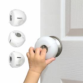 Heart Of Tafiti 711299525148 6 Pack Door Knob Safety Covers For Kids Child Proof