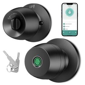 Hei Liang 763367306856 Fingerprint Door Knob Smart Intelligent Biometric Doo