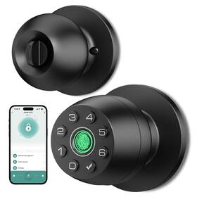 Hei Liang 763367306887 Fingerprint Door Lock Smart Knob With And Keypad Password