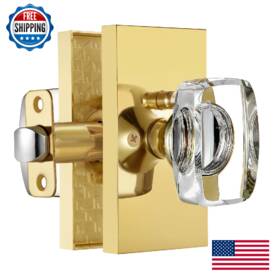 B0crqvsxvs Hiemey Gold Glass Crystal Door Knobs Interior With Lock Modern Privacy Bedroom