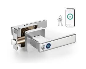 Hiencetec 780669096278 Finger Print Door Knob Lock Keyless Entry For Bedroom Thumb