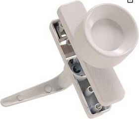 853131 Hillman Knob Latch Door Handle White Hardware Essentials Stormscreen