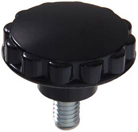 881341 Hillman Universal Deep Drawer Clamping Knob Black Plastic