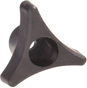 884756 Hillman Deep Drawer 3-prong Clamping Knobs 1-3/4 Inch Diameter Fitting A 1/4