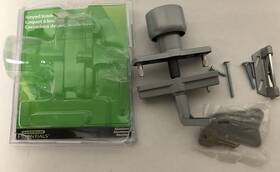853133 Hillman Group Carded - Storm And Screen Keyed Knob Latches Silver