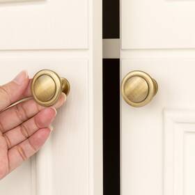 Ls0321gd-10 Homdiy 10 Pack Gold Cabinet Knobs Zinc Alloy Kitchen Pulls For Ca