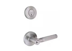 Mh4x2d11sjyycxj Home Collection Woodcliff Satin Nickel Single Cylinder Door Lever Combo Pack Featuring Dual Keyw