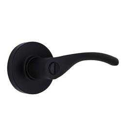 Home Decorators Collection 050134011052 Primrose Matte Black Privacy Bed/bath Lever