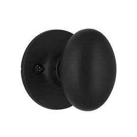 Home Decorators Collection 445006563563 Beale Matte Black Dummy Door Knob