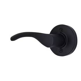 Home Decorators Collection 445012080085 Primrose Matte Black Left-handed Dummy Door Lever