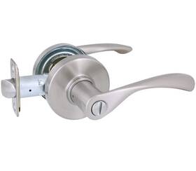 Ls9x2gsjyyc Home Decorators Collection Primrose Satin Nickel Privacy Bed/bath Door Lever