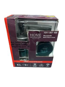 Mh4x9d11sjyycxj Home Decorators Collection Woodcliff Matte Black Door Lever Combo Pack With Dual Keyway
