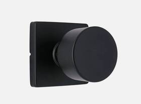 T5x93syxp Home Decorators Collection Ridgeway Matte Black Passage Door Knob With Square Rose Kniwaa