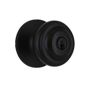 Tdx9fsjybxj Home Decorators Collection Mulholland Matte Black Keyed Entry Door Knob With Dual Keyway