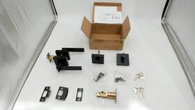 Hl-01et-111bk-3p-combo Home Improvement Direct 715668793170 Door Lockset Matte Black 3 Pack