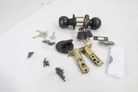 Hl-607et-101orb-1p-combo Home Improvement Direct 1 Pack Keyed Alike Entry Door Knob Single Cylinder Deadbolt Lock Set W 4 Keys