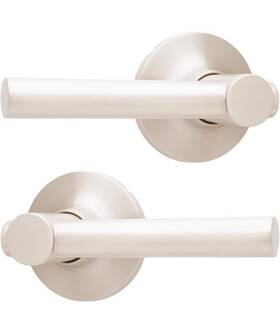 8108626 Honeywell Interior Lever Door Handle - Satin Nickel Finish New