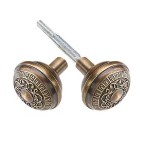 House Of Antique Hardware 712725 2 New Egg And Dart Design Solid Brass Door Knobs In Antique-by-hand Rejuvenation