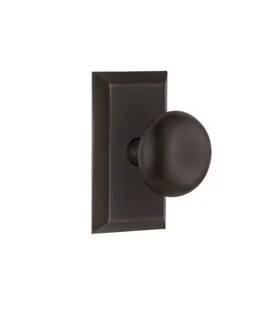 Rs-01nw-707878 House Of Antique Hardware / Nostalgic Warehouse Studio Plate New York Knobs Passage Oil-rubbed Bronze Brass Rejuvenation/rh