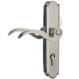 Hth Hthomeprod 619587717272 Solid Brass Lever Handle Mortise Lock Set For Screen/storm Door Replacement