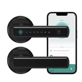 F199 Hutehoute 739437451740 Smart Door Knob Lock - No App Required 4-in-1 Fingerprint Kn... Fast Ship