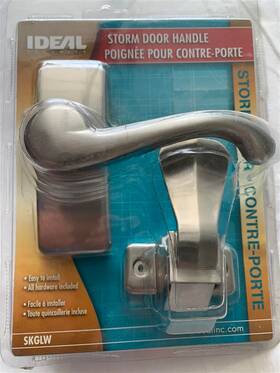 Ideal Security 056947002133 Storm Door Handle By #skglwsc - New In Original Plastic Packaging