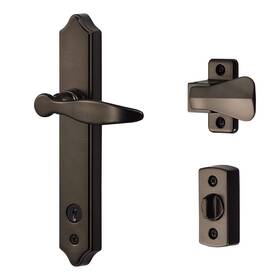 Ideal Security 056947415704 Ml Lever Set With Keyed Deadbolt Oil Rubbed Bronze 2 Posts