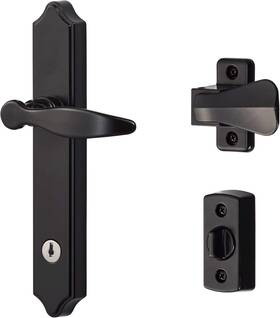 Bk1216bl Ideal Security 1216 Surface Mount Storm Door Handle With Lock And Key For 1
