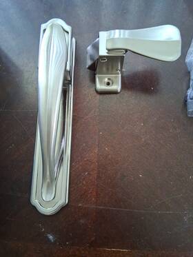 Lsdxcr2260sn Ideal Security Storm Screen Door Pull Handle Satin Nickel