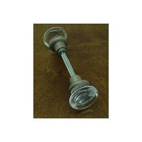 21301-014 Idh By St. Simons 815386017166 Premium Quality Solid Brass Crystal Knob With Round Bas