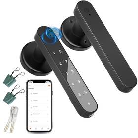 B0dy7szfyx Ikoed Fingerprint Smart Door Lock Keyless Entry Biometric Knob For Home