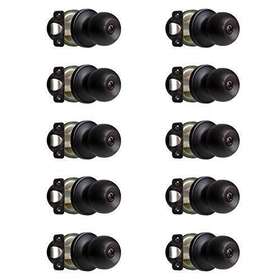 Ilyapa 840013413226 Privacy Door Knobs For Bed And Bath - Ball Style Oil Rubbed Bronze Inch