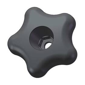 Gnh5-hex5sa Innovative Components Gnh5-hex5sa---- Hand Knob Through Hole -