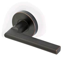 Ra243l471-10b Inox Oil Rubbed Bronze Round Door Lever